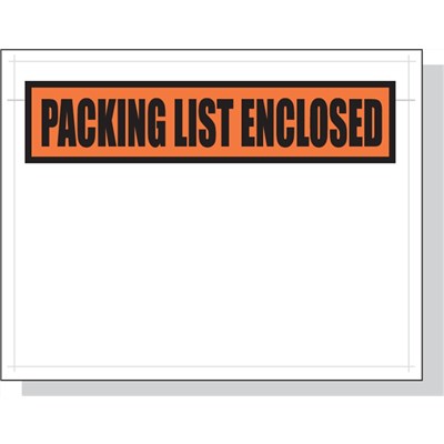4-1/2x5-1/2 Packing List Envelope 1m/bx