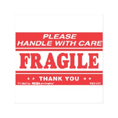 2-1/2x4 Please Handle With Care FRAGILE