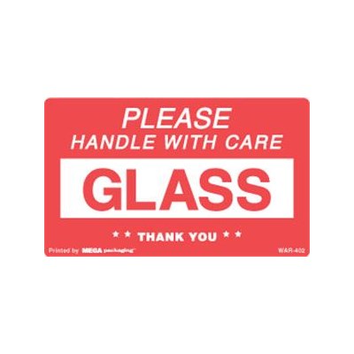 PLEASE HANDLE WITH CARE -GLASS-