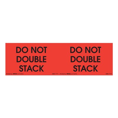 DO NOT DOUBLE STACK Corner Label