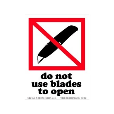 3x4 Do Not Use Blades To Open W/Pic