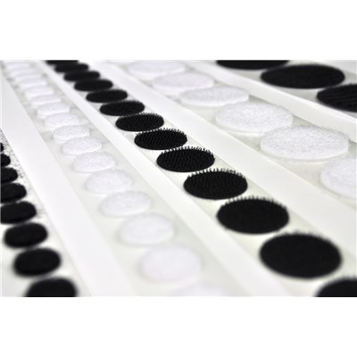 3/8in Coin White Loop PSA Rubber Base