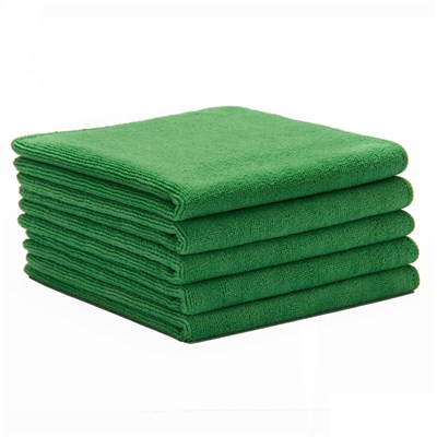 Microfiber Towel 14x14 Green 200/cs